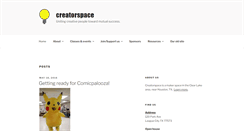 Desktop Screenshot of creatorspace.org